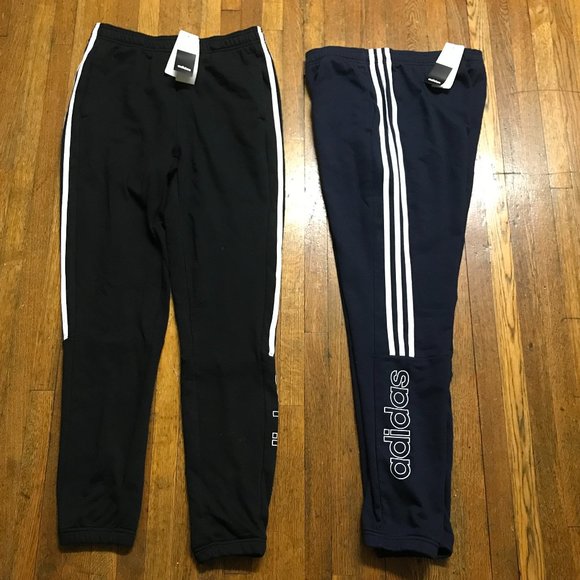 adidas Other - 2 NWT Adidas Men’s Joggers - black and navy